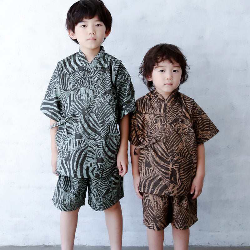 50%OFFセール】michirico（ミチリコ）2023SS Real zebra TEX Jinbei