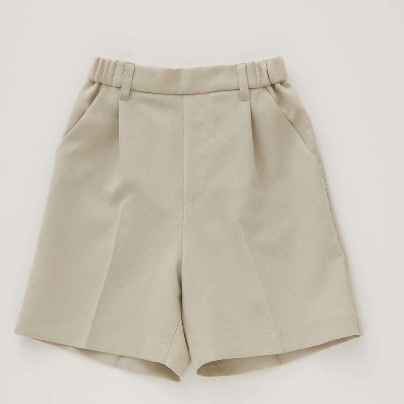 elfinFolk（エルフィンフォルク）2024SS Ceremony Poplin Tuck shorts セレモニーショートパンツ – LePuju