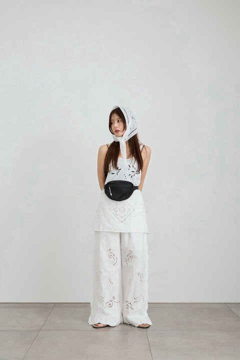【3月下旬入荷次第お届けのご予約】anuke（アンヌーク） Cutwork Scarf 62711017.