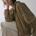 【3月上旬入荷次第お届けのご予約】anuke（アンヌーク） Sheer Track Blouson 62710201.