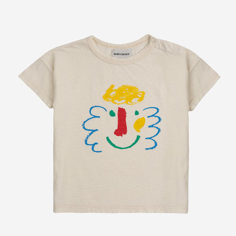 BOBO CHOSES / ボボショーズ 2024SS Baby Happy Mask T-shirt 半袖Tシャツ