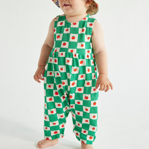 【drop2】BOBO CHOSES / ボボショーズ 2024SS baby Tomato all over overall オーバーオール