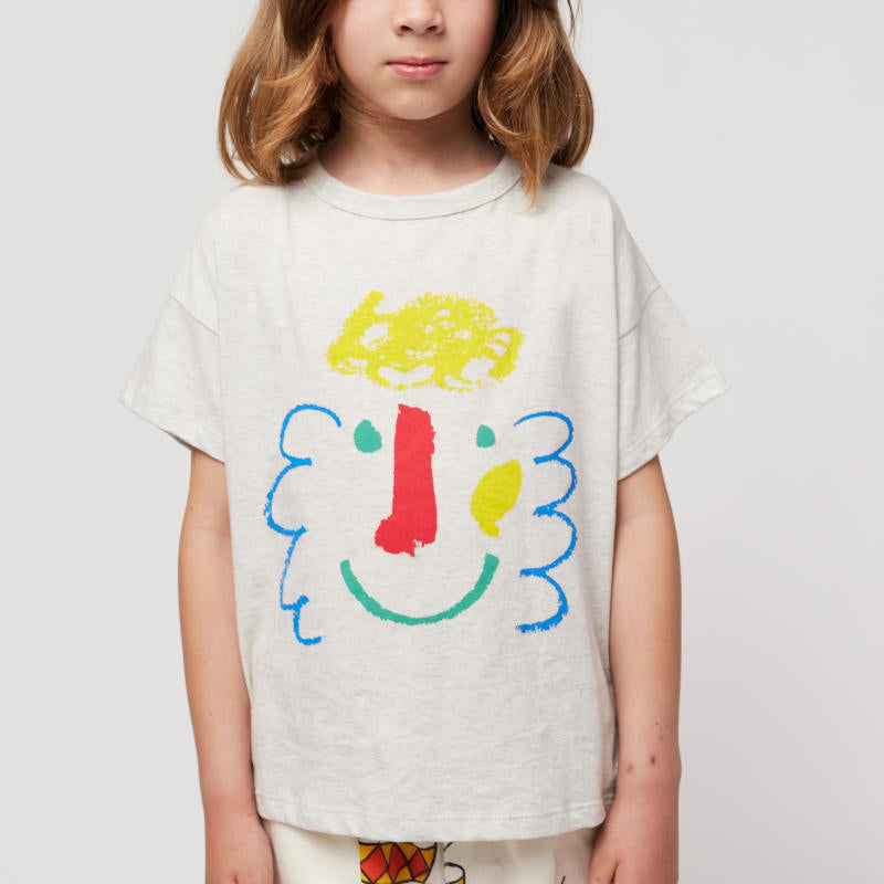 BOBO CHOSES / ボボショーズ 2024SS Happy Mask T-shirt 半袖Tシャツ