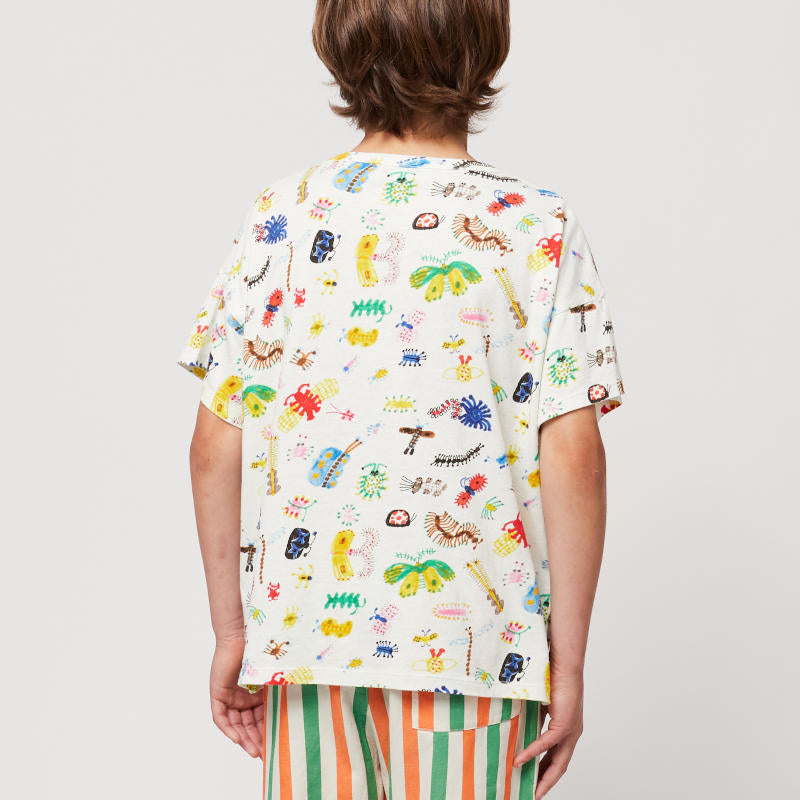 BOBO CHOSES / ボボショーズ 2024SS Funny Insects all over T-shirt