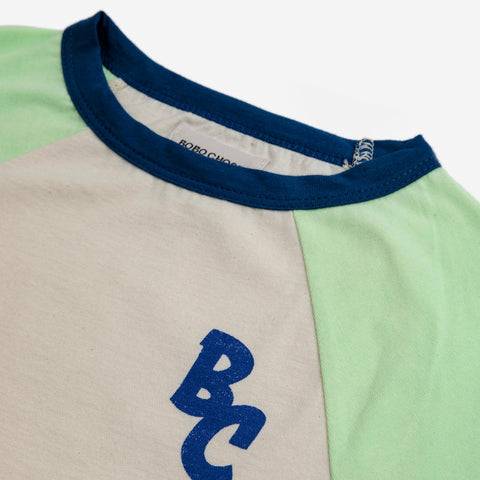 BOBO CHOSES / ボボショーズ 2024SS  BC Color Block raglan sleeves T-shirt 半袖Tシャツ