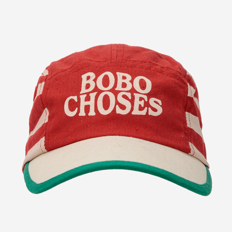 BOBO CHOSES / ボボショーズ 2024SS Bobo Choses Red Stripes cap