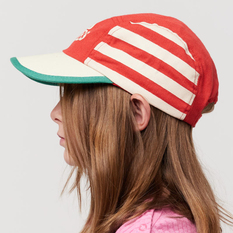 BOBO CHOSES / ボボショーズ 2024SS Bobo Choses Red Stripes cap