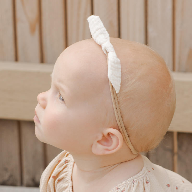 D2】Quincy Mae（クインシーメイ）2024SS LITTLE KNOT HEADBAND 結び目