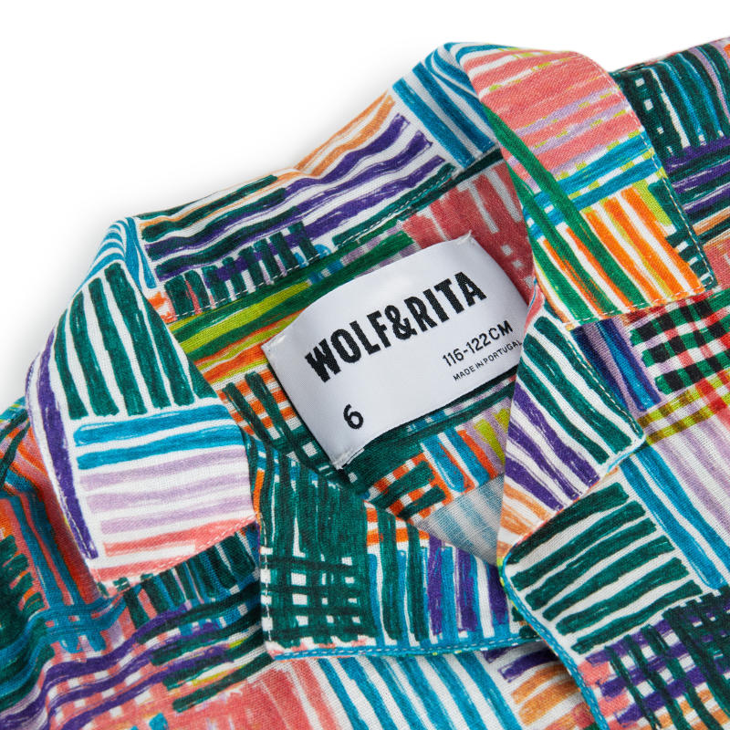 WOLF&RITA（ウルフアンドリタ） 2024SS BRUNO MIKADO shirt デザイン 