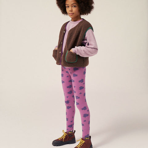 The Campamento（カンパメント） 2024AW FLOWERS KIDS LEGGINGS キッズレギンス.