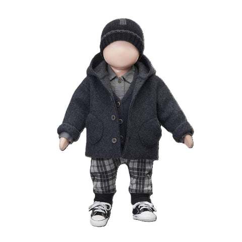 1 + in the family (One More in the Family) 2024AW ANGEL hooded jacket