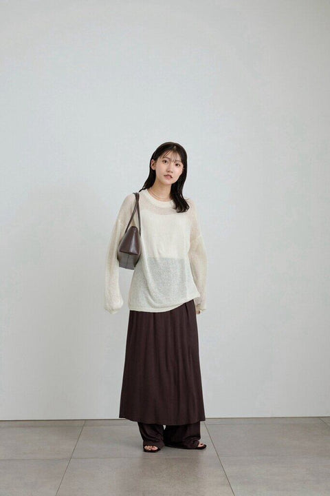 【3月中旬入荷次第お届けのご予約】anuke（アンヌーク） Layered Rough Pants 62710704.
