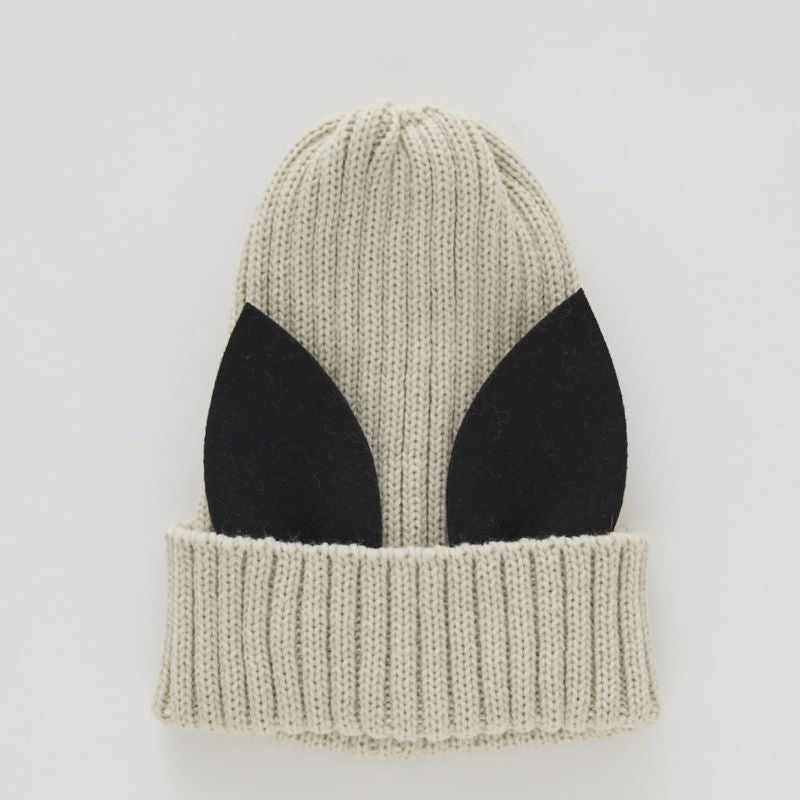 elfinFolk（エルフィンフォルク）2024AW Beast beanie ivory 耳付き ビーニー帽 – LePuju