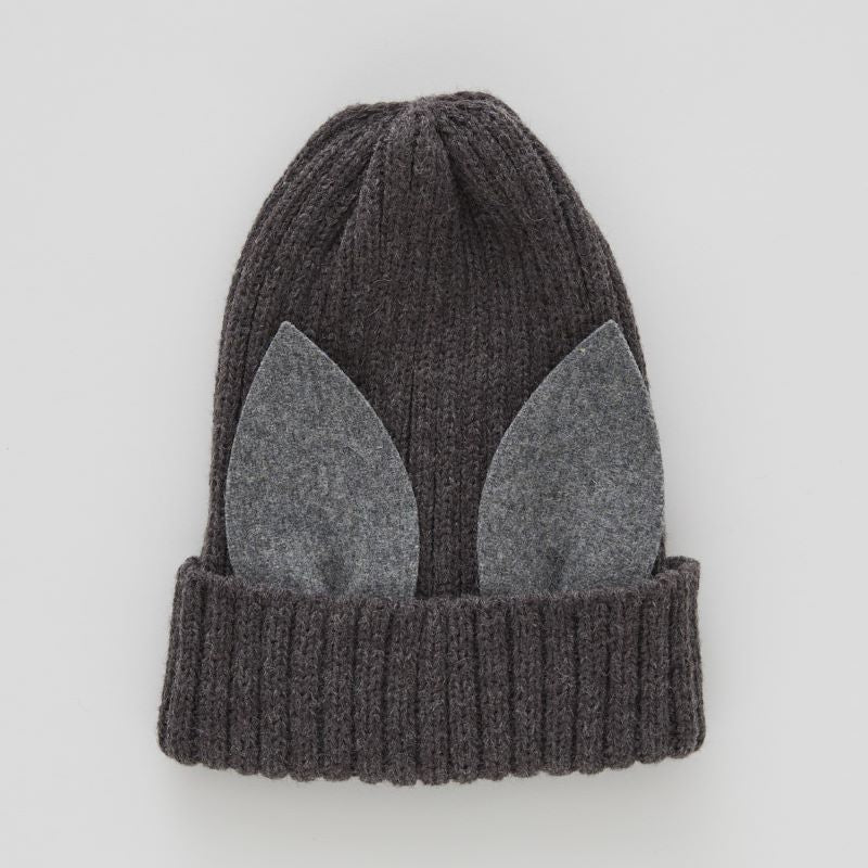 elfinFolk（エルフィンフォルク）2024AW Beast beanie gray 耳付き ビーニー帽 – LePuju