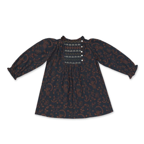 Lali Kids（ラリキッズ）2024AW SKYE DRESS - ALL OVER EMBROIDERY　ワンピース