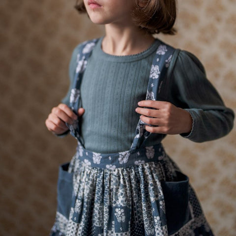 Little Cotton Clothes（リトルコットンクローズ）2024AW Aria Skirt- Patchwork Print Floral  スカート