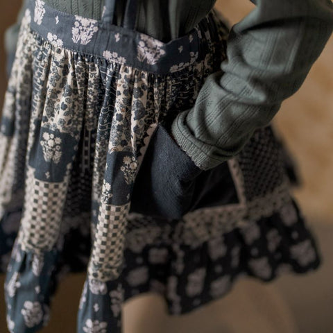 Little Cotton Clothes（リトルコットンクローズ）2024AW Aria Skirt- Patchwork Print Floral  スカート