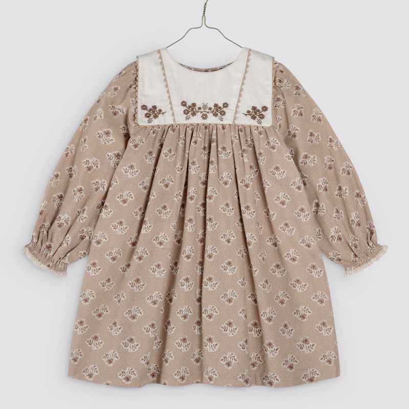 Little Cotton Clothes（リトルコットンクローズ）2024AW Della Dress - Hollyhock Floral  ワンピース