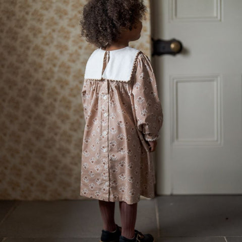 Little Cotton Clothes（リトルコットンクローズ）2024AW Della Dress - Hollyhock Floral　 ワンピース