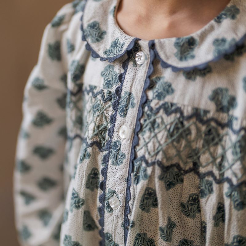 Little Cotton Clothes（リトルコットンクローズ）2024AW Kate Dress - Hollyhock Floral –  LePuju