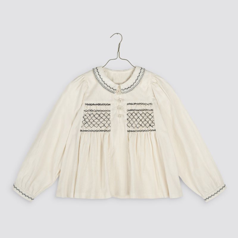 Little Cotton Clothes（リトルコットンクローズ）2024AW Gracie Smocked Blouse ブラウス – LePuju