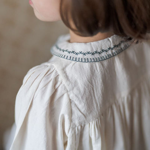 Little Cotton Clothes（リトルコットンクローズ）2024AW Gracie Smocked Blouse ブラウス