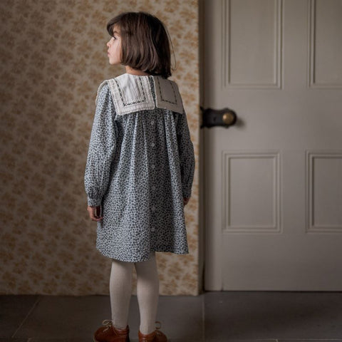 Little Cotton Clothes 2024AW Lina Dress - Rye Floral Dress