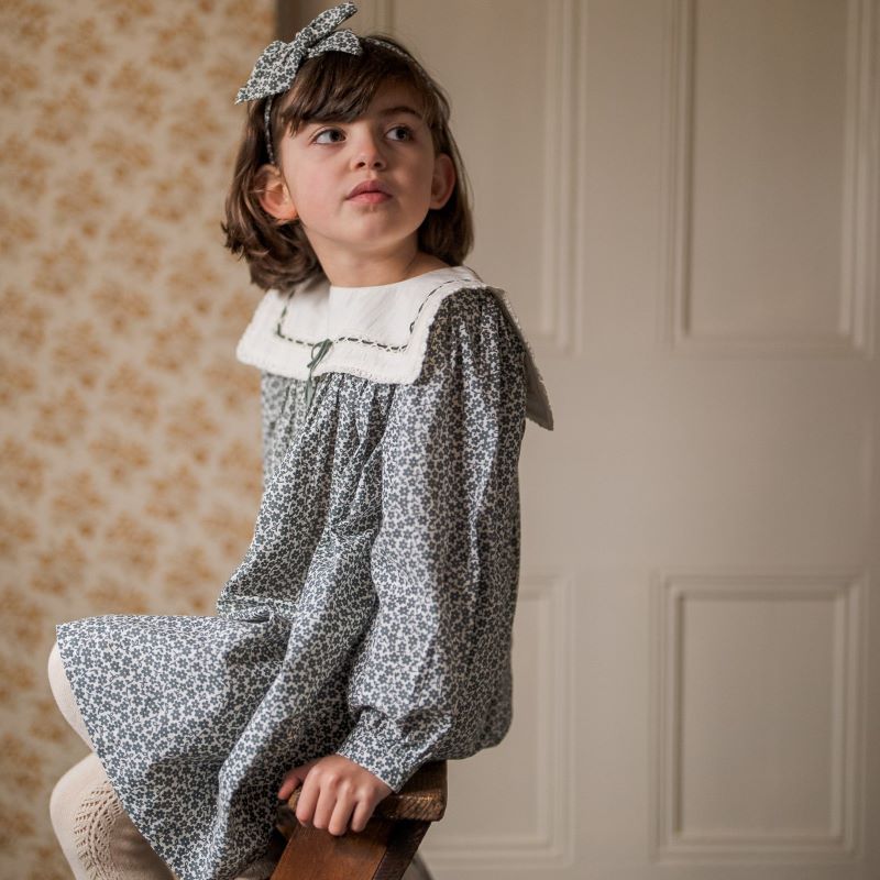 Little Cotton Clothes（リトルコットンクローズ）2024AW Lina Dress - Rye Floral ワンピース –  LePuju