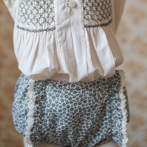 Little Cotton Clothes（リトルコットンクローズ）2024AW Dorrit Bloomers - Rye Floral  ブルマ