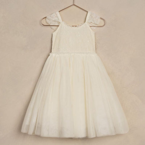 【drop2】NORALEE  / ノラリー2024AW CAMILLA DRESS  IVORY ワンピース、ドレス