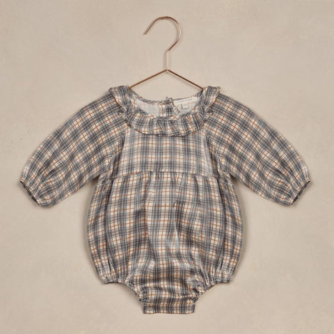 [drop2] NORALEE / Noralee 2024AW ADELINE ROMPER HOLIDAY PLAID Rompers, one-piece dress