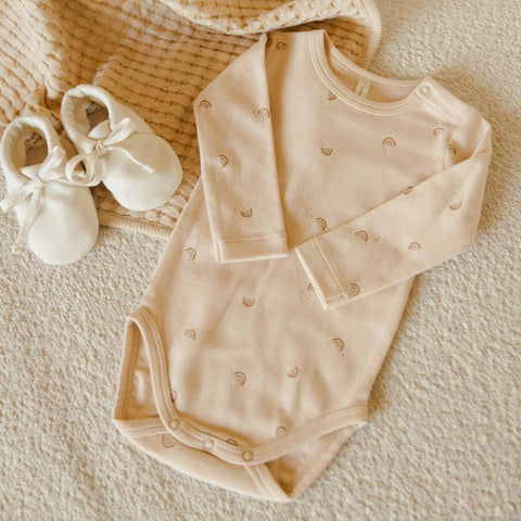 Quincy Mae（クインシーメイ）2024AW JERSEY BODYSUIT　2 PACK　 ロンパース 2セット