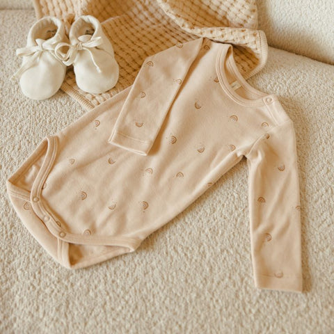 Quincy Mae（クインシーメイ）2024AW JERSEY BODYSUIT　2 PACK　 ロンパース 2セット