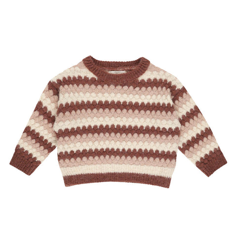 【D3】Rylee & Cru （ライリーアンドクルー）2024AW Aspen Sweater -Multi Stripe-　ストライプセーター