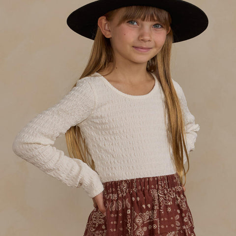 [D2] Rylee &amp; Cru 2024AW ALICE SWEATER HEATHERED SAND Collared sweater