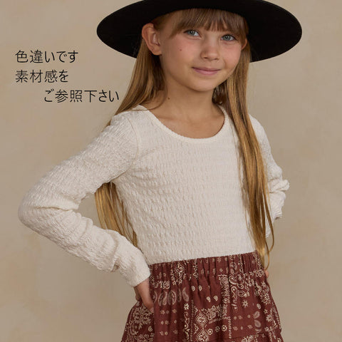 [D2] Rylee &amp; Cru 2024AW ALICE SWEATER HEATHERED SAND Collared sweater