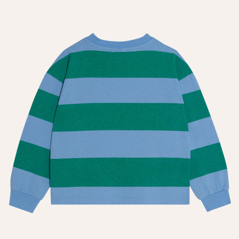 The Campamento（カンパメント） 2025SS  GREEN STRIPES LONG SLEEVES KIDS SHIRT 長袖ボーダー柄トップス