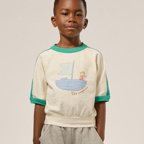 The Campamento（カンパメント） 2025SS  SAILOR ECRU KIDS T-SHIRT  キッズデザインTシャツ