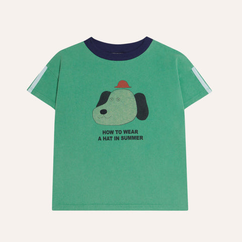 The Campamento（カンパメント） 2025SS  DOG KIDS T-SHIRT -green-プリント半袖Tシャツ