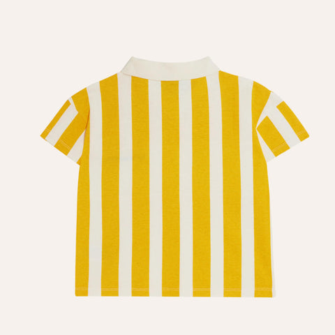 The Campamento（カンパメント） 2025SS  YELLOW STRIPE KIDS T-SHIRT  ストライプ柄半袖Tシャツ