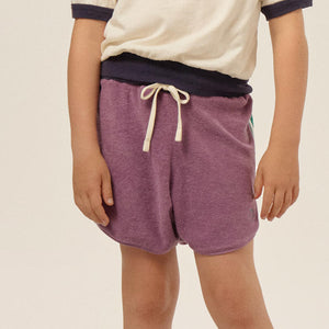 The Campamento（カンパメント） 2025SS  PURPLE COLOR BLOCK KIDS SHORTS カラーブロックショートパンツ