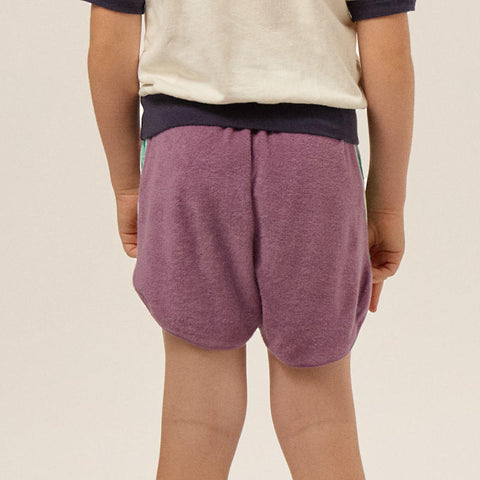 The Campamento（カンパメント） 2025SS  PURPLE COLOR BLOCK KIDS SHORTS カラーブロックショートパンツ