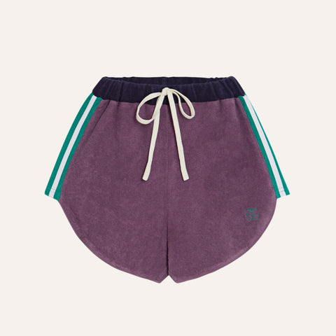 The Campamento（カンパメント） 2025SS  PURPLE COLOR BLOCK KIDS SHORTS カラーブロックショートパンツ