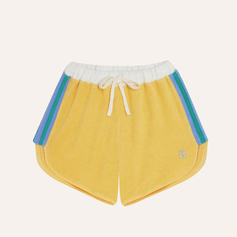 The Campamento（カンパメント） 2025SS YELLOW COLOR BLOCK KIDS SHORTS カラーブロックショートパンツ