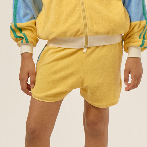 The Campamento（カンパメント） 2025SS YELLOW COLOR BLOCK KIDS SHORTS カラーブロックショートパンツ