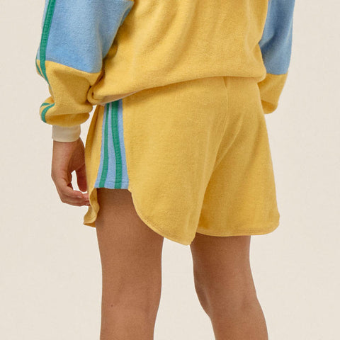 The Campamento（カンパメント） 2025SS YELLOW COLOR BLOCK KIDS SHORTS カラーブロックショートパンツ