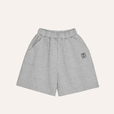 【2/2まで送料無料】The Campamento（カンパメント） 2025SS  GREY KIDS SHORTS キッズショートパンツ