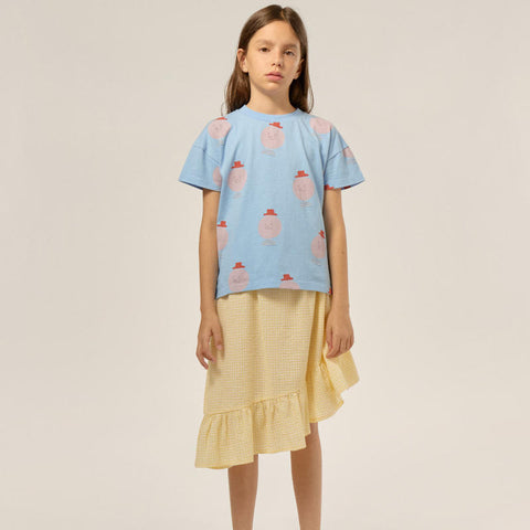 The Campamento（カンパメント） 2025SS  YELLOW CHECKED KIDS SKIRT キッズチェック柄スカート