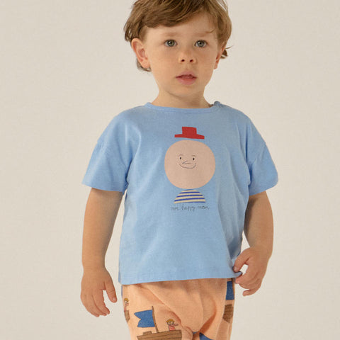 The Campamento（カンパメント） 2025SS MR. HAPPY MAN BABY T-SHIRT -light blue- 半袖Tシャツ