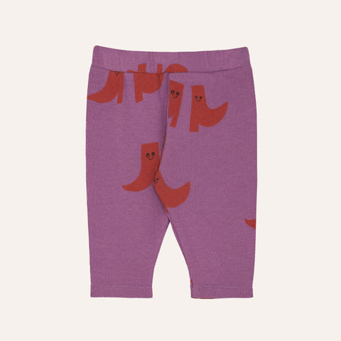 The Campamento（カンパメント） 2025SS HAPPY BOOTS BABY LEGGINGS -purple- ベビーパンツ、レギンス